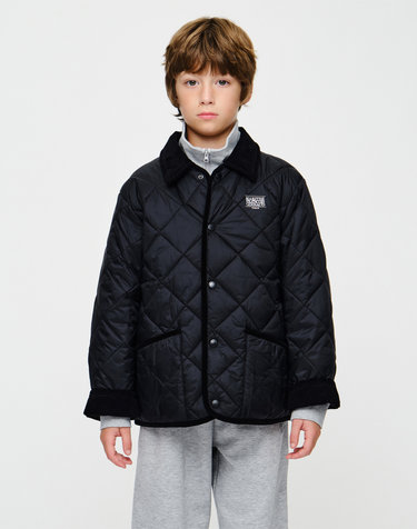 마리떼 키즈 KIDS CLASSIC LOGO QUILTED PADDED JACKET black