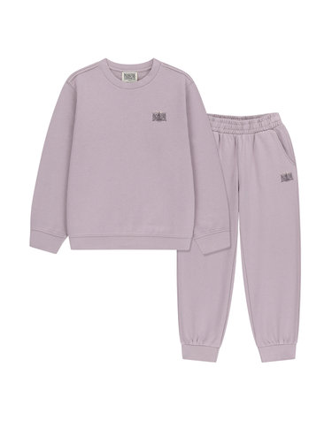 마리떼 키즈 KIDS LOGO GRAPHIC SWEAT SET-UP light purple