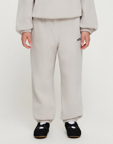 마리떼 키즈 KIDS VELOUR TRACK PANTS light gray