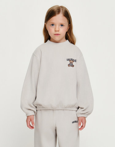마리떼 키즈 KIDS VELOUR SWEATSHIRT light gray