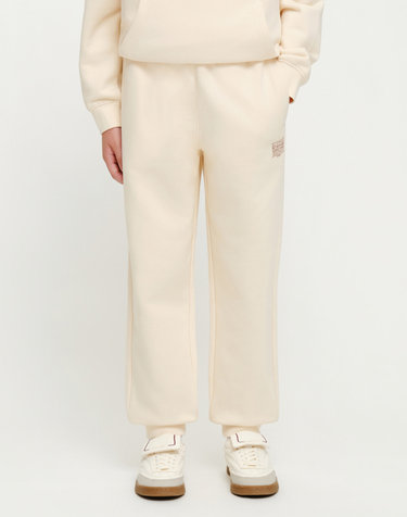 마리떼 키즈 KIDS DOODLE CLASSIC LOGO SWEAT PANTS (BRUSHED) light beige