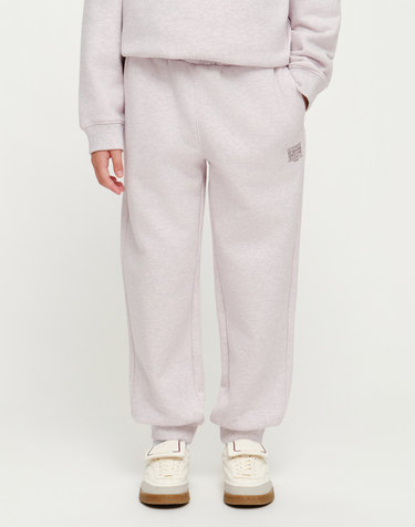 마리떼 키즈 KIDS DOODLE CLASSIC LOGO SWEAT PANTS (BRUSHED) baby pink