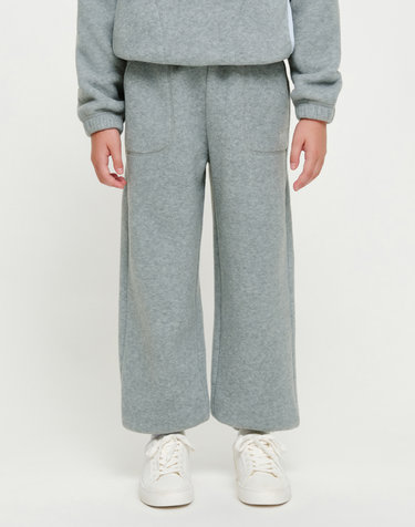 마리떼 키즈 KIDS SMALL CLASSIC LOGO FLEECE SWEAT PANTS heather gray