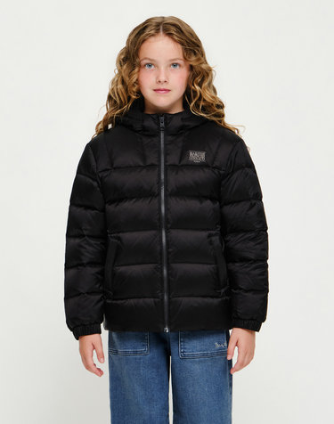 마리떼 키즈 KIDS ESSENTIAL HOOD DOWN JACKET black