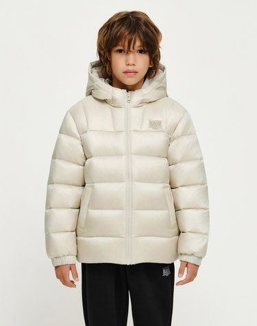 마리떼 키즈 KIDS ESSENTIAL HOOD DOWN JACKET light beige