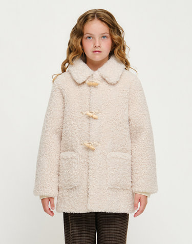마리떼 키즈 KIDS BOUCLE COAT ivory