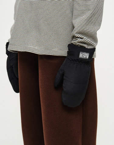 마리떼 키즈 KIDS CLASSIC LOGO PADDING MITTEN black