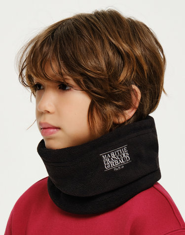 마리떼 키즈 KIDS CLASSIC LOGO NECK WARMER black