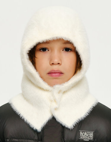마리떼 키즈 KIDS KNIT BALACLAVA ivory