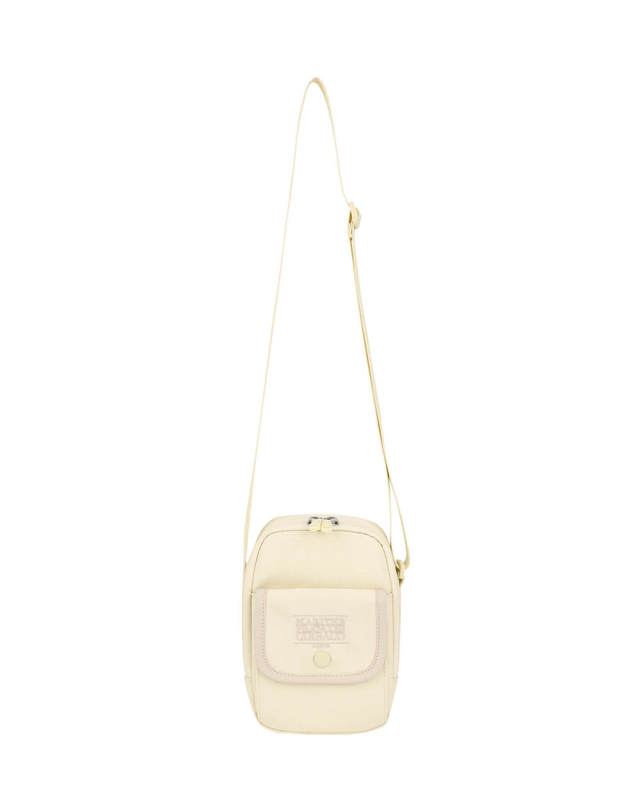 마리떼 키즈 마리떼 키즈 KIDS FLAP POCKET CROSS BAG cream 착용컷