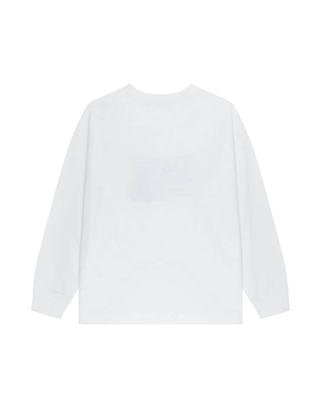 마리떼 키즈 마리떼 키즈 KIDS DOODLE CLASSIC LOGO LONG SLEEVE TEE white 착용컷