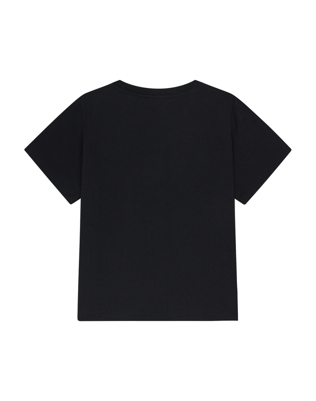 마리떼 키즈 마리떼 키즈 KIDS MARINE BEAR CLASSIC LOGO TEE black 착용컷