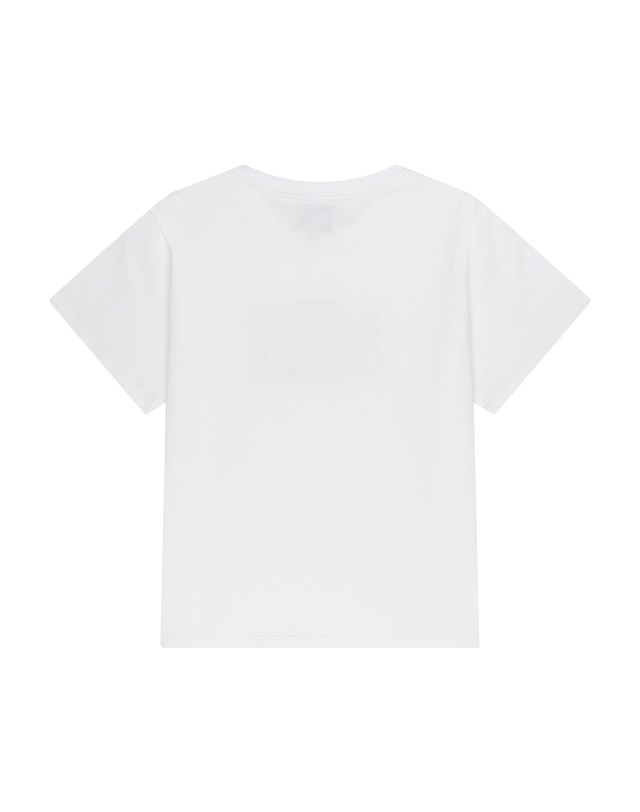 마리떼 키즈 마리떼 키즈 KIDS MARINE BEAR CLASSIC LOGO TEE white 착용컷