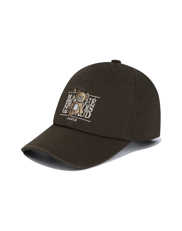 마리떼 키즈 마리떼 키즈 KIDS BEAR CLASSIC LOGO BALL CAP dark brown 착용컷