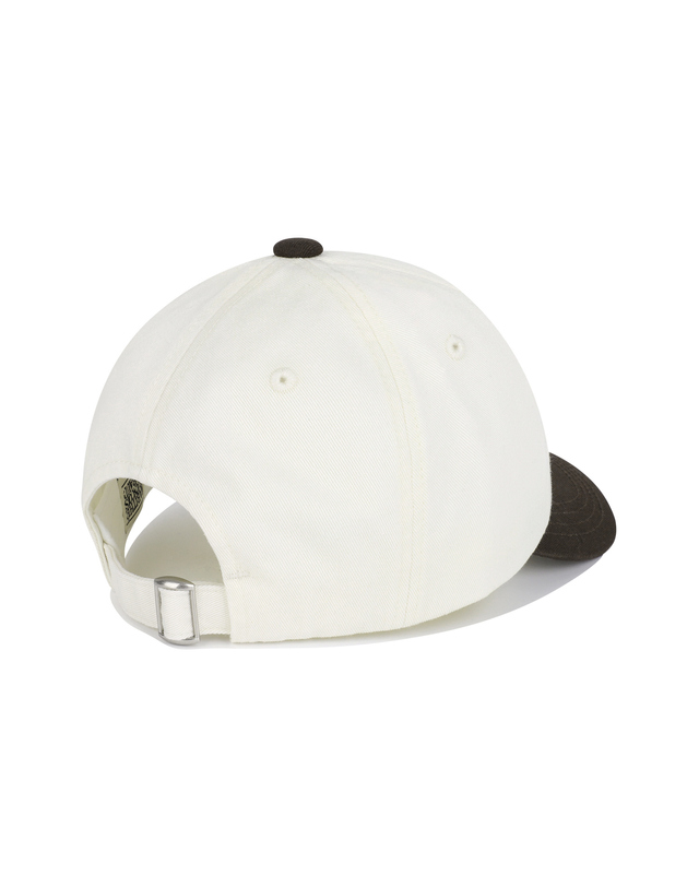 마리떼 키즈 마리떼 키즈 KIDS SMALL CLASSIC LOGO TWO TONE CAP ivory 착용컷