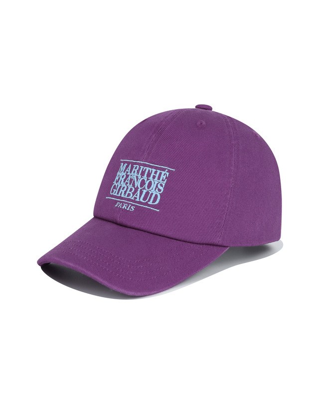 마리떼 키즈 마리떼 키즈 KIDS SMALL CLASSIC LOGO CAP purple 착용컷