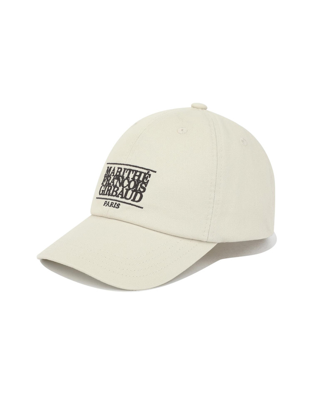마리떼 키즈 마리떼 키즈 KIDS SMALL CLASSIC LOGO CAP light beige 착용컷