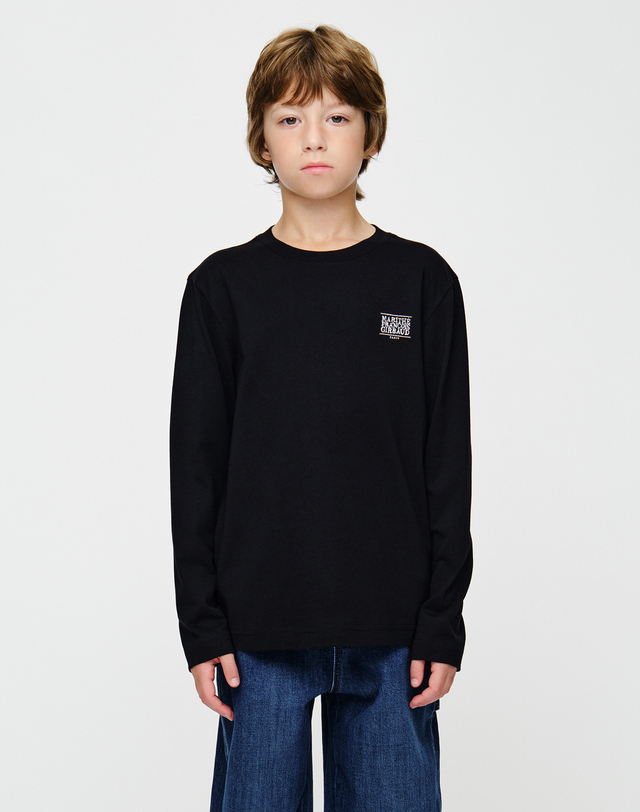 마리떼 키즈 마리떼 키즈 KIDS DOODLE CLASSIC LOGO LONG SLEEVE (3PACK) mix 착용컷