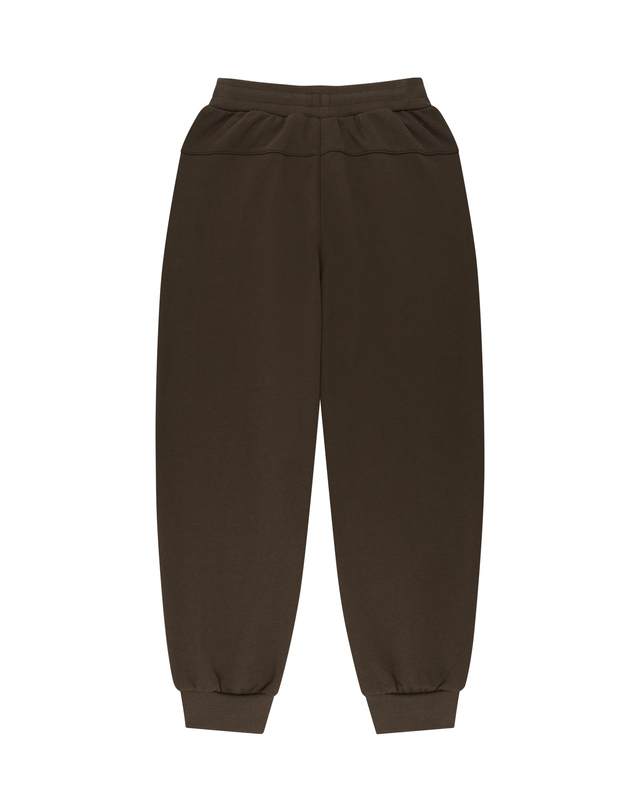 마리떼 키즈 마리떼 키즈 KIDS CLASSIC LOGO SWEAT PANTS brown 착용컷