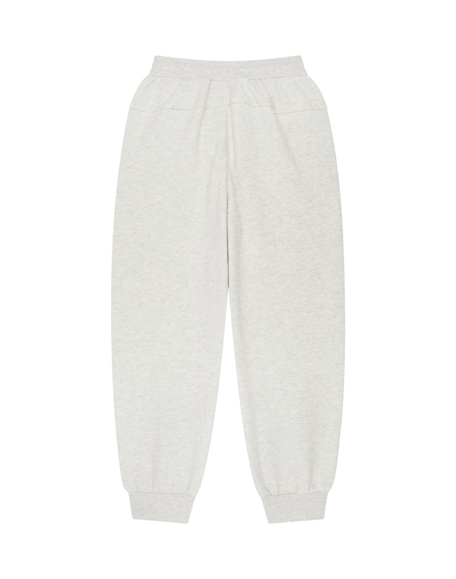 마리떼 키즈 마리떼 키즈 KIDS CLASSIC LOGO SWEAT PANTS oatmeal 착용컷