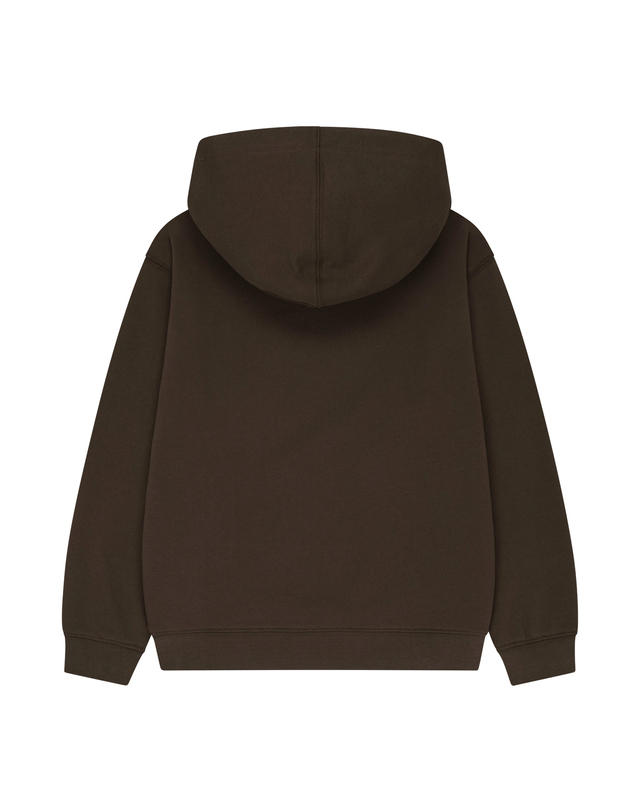마리떼 키즈 마리떼 키즈 KIDS CLASSIC LOGO HOODIE brown 착용컷