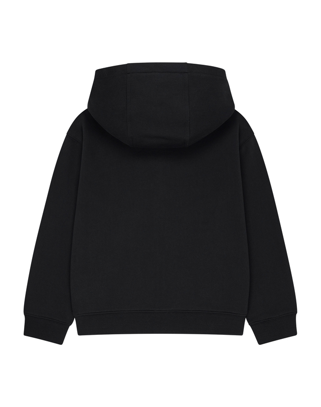 마리떼 키즈 마리떼 키즈 KIDS CLASSIC LOGO EMBROIDERY HOODIE ZIP-UP black 착용컷