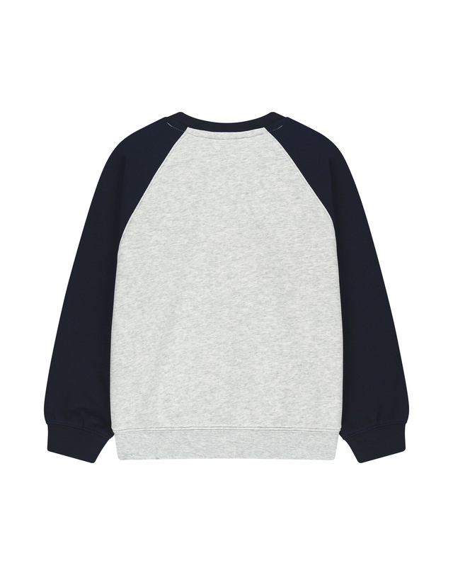 마리떼 키즈 마리떼 키즈 KIDS RAGLAN BEAR GRAPHIC SWEATSHIRT navy 착용컷