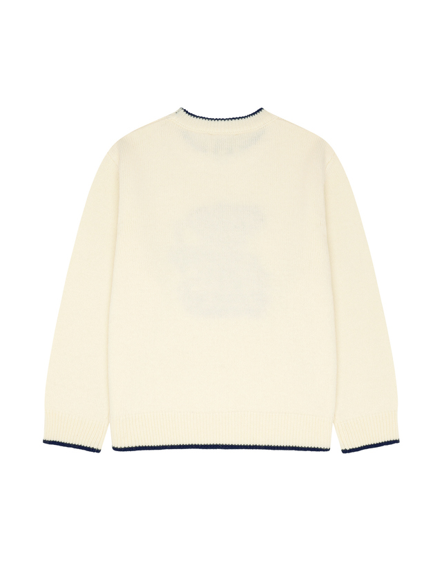 마리떼 키즈 마리떼 키즈 KIDS BEAR KNIT PULLOVER ivory 착용컷