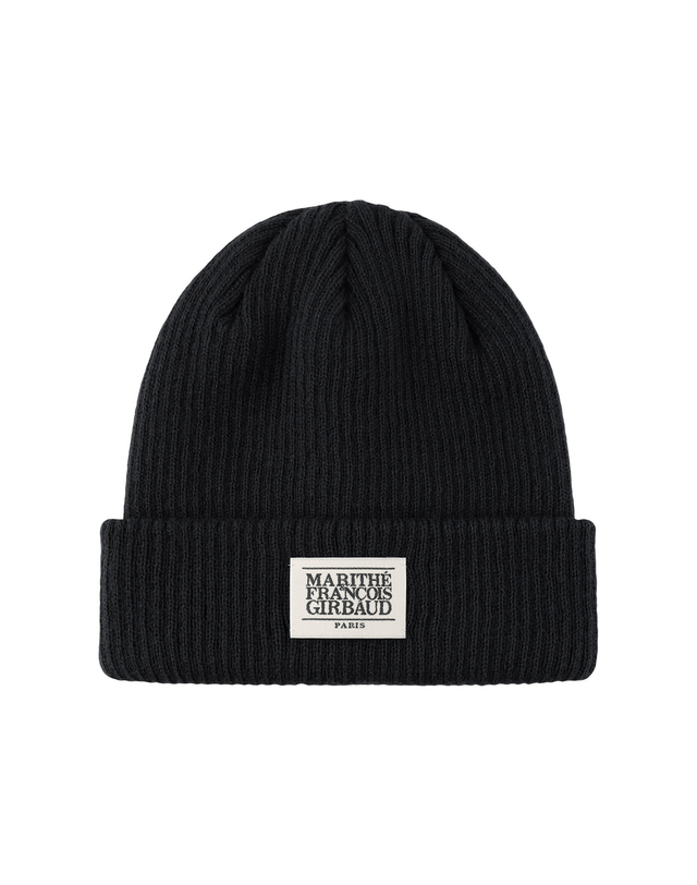 마리떼 키즈 마리떼 키즈 KIDS MICRO CLASSIC LOGO BEANIE black 착용컷
