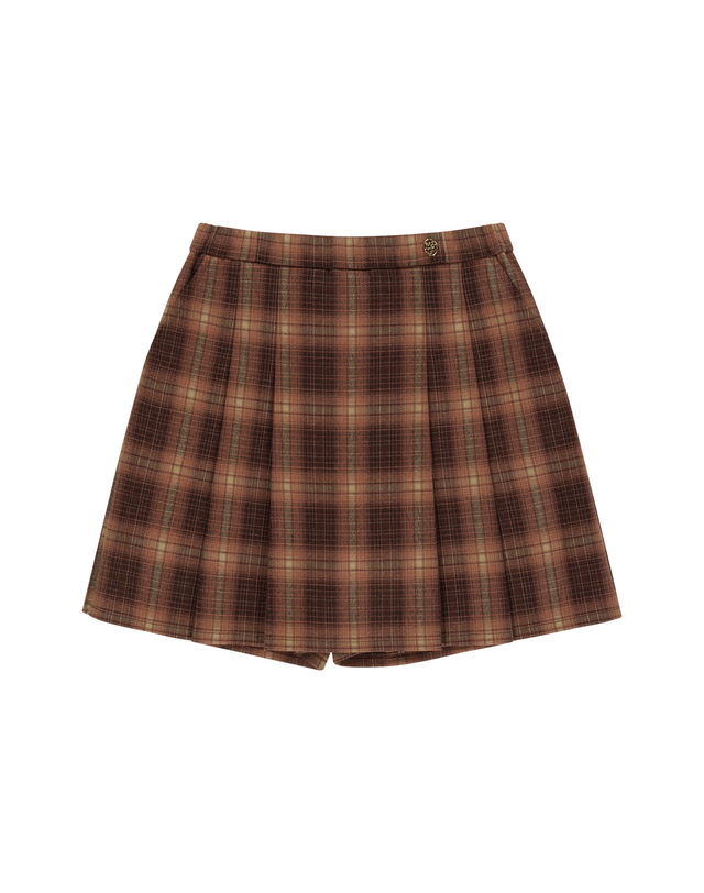 마리떼 키즈 마리떼 키즈 KIDS W CHECK SKIRT pink 착용컷