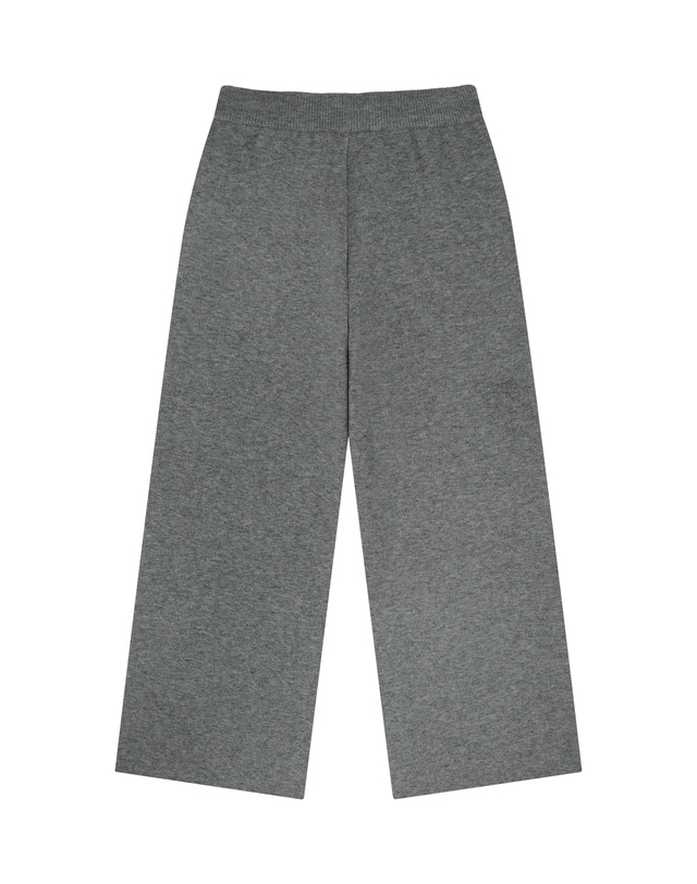 마리떼 키즈 마리떼 키즈 KIDS KNIT WIDE PANTS melange gray 착용컷