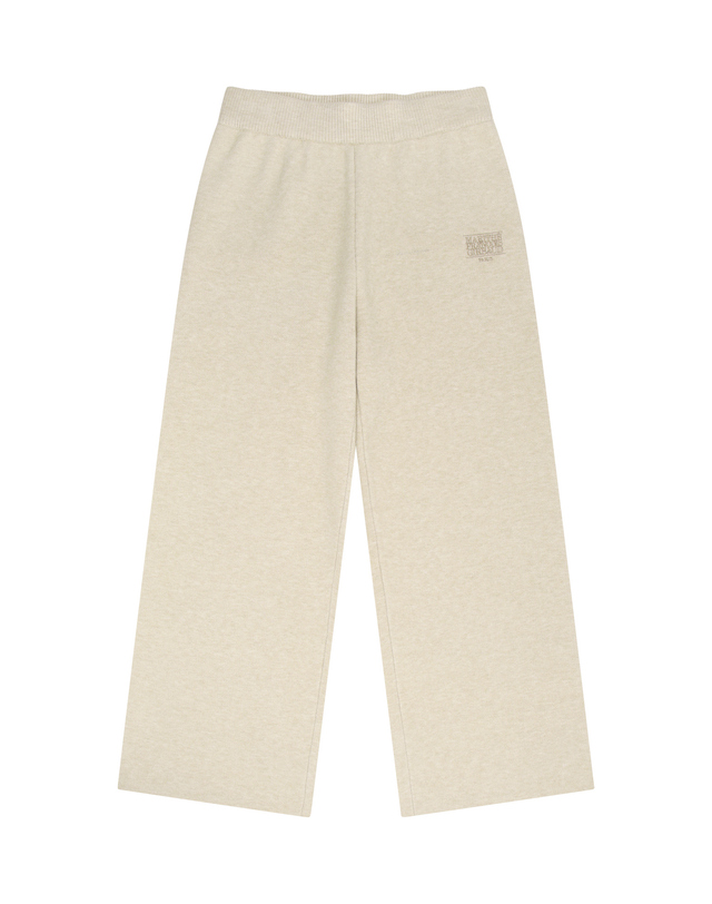 마리떼 키즈 마리떼 키즈 KIDS KNIT WIDE PANTS light beige 착용컷
