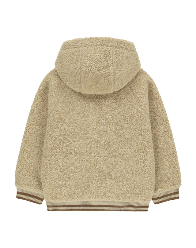 마리떼 키즈 마리떼 키즈 KIDS CLASSIC LOGO HOODED FLEECE JACKET light beige 착용컷