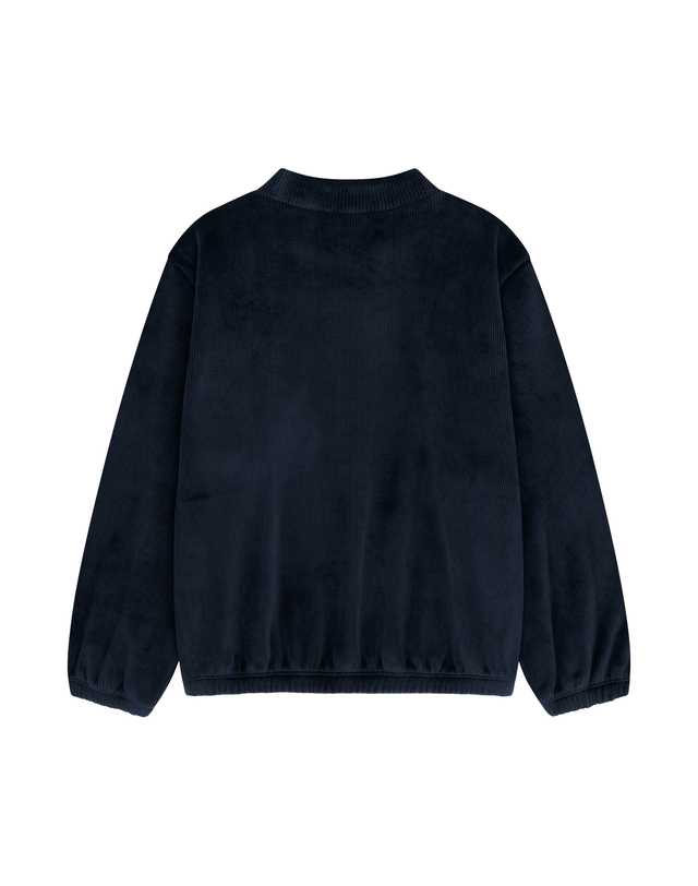 마리떼 키즈 마리떼 키즈 KIDS VELOUR SWEATSHIRT navy 착용컷