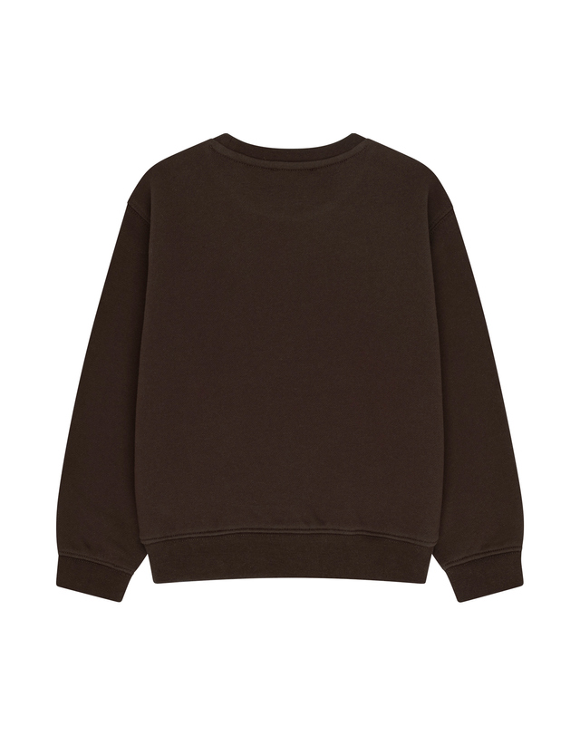 마리떼 키즈 마리떼 키즈 KIDS NORDIC BEAR SWEATSHIRT (BRUSHED) brown 착용컷