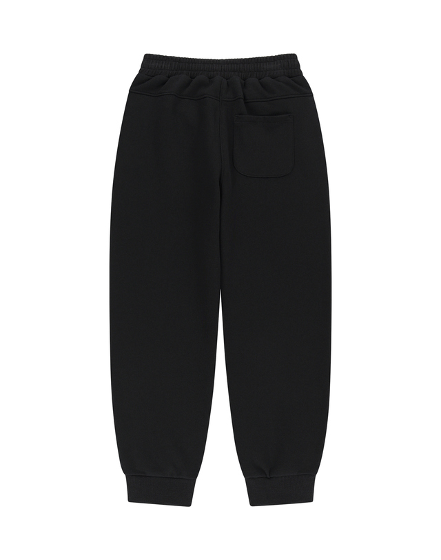 마리떼 키즈 마리떼 키즈 KIDS DOODLE CLASSIC LOGO SWEAT PANTS (BRUSHED) black 착용컷