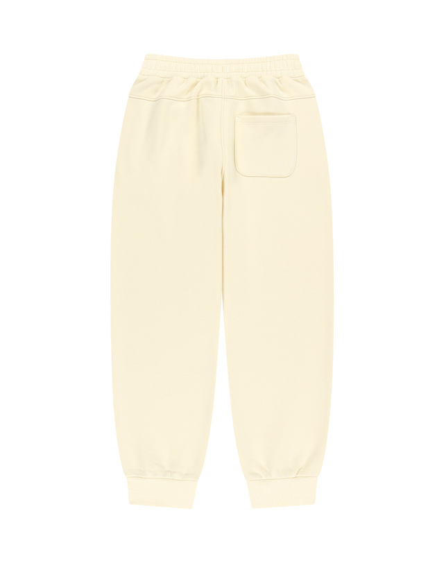 마리떼 키즈 마리떼 키즈 KIDS DOODLE CLASSIC LOGO SWEAT PANTS (BRUSHED) light beige 착용컷
