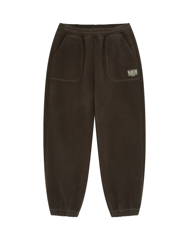 마리떼 키즈 마리떼 키즈 KIDS SMALL CLASSIC LOGO FLEECE SWEAT PANTS brown 착용컷