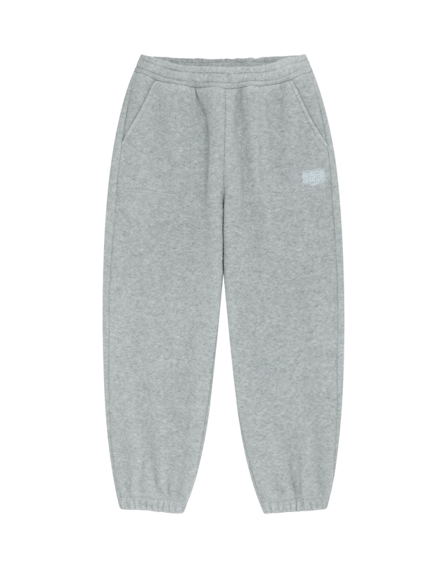 마리떼 키즈 마리떼 키즈 KIDS SMALL CLASSIC LOGO FLEECE SWEAT PANTS heather gray 착용컷