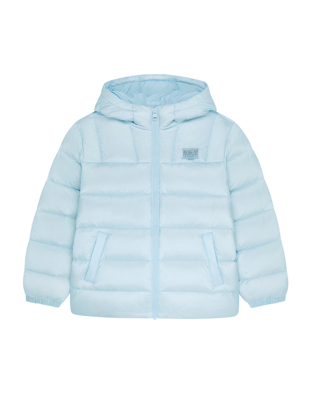 마리떼 키즈 마리떼 키즈 KIDS ESSENTIAL HOOD DOWN JACKET light blue 착용컷