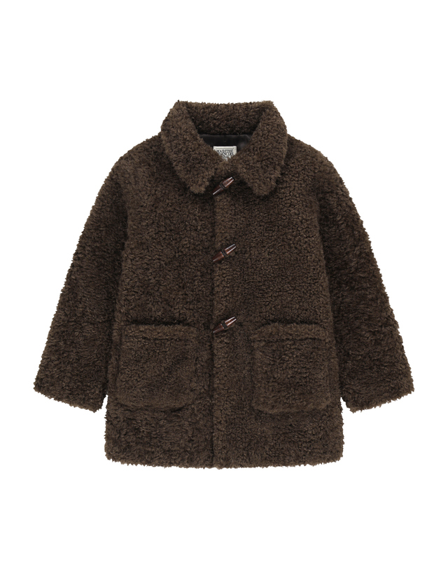 마리떼 키즈 마리떼 키즈 KIDS BOUCLE COAT brown 착용컷