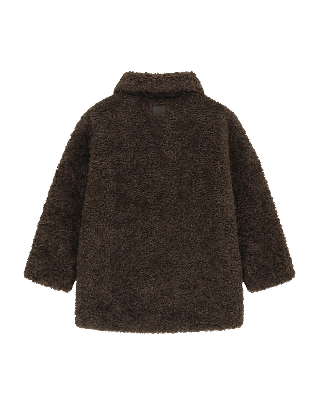 마리떼 키즈 마리떼 키즈 KIDS BOUCLE COAT brown 착용컷
