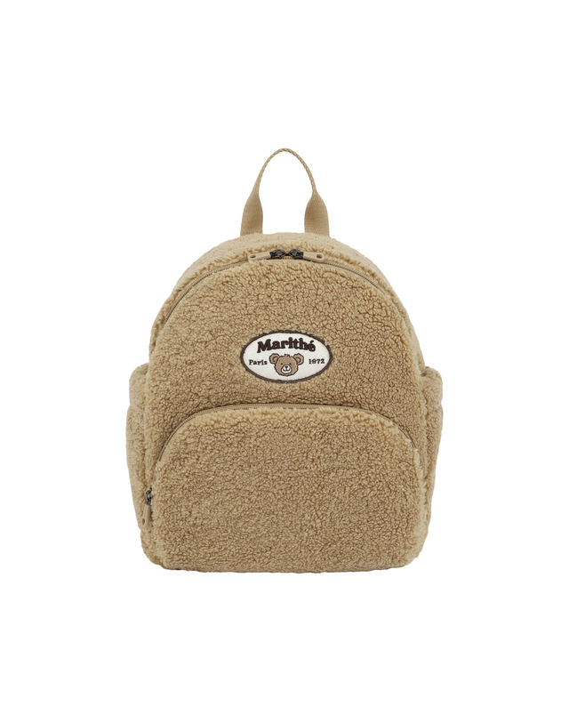 마리떼 키즈 마리떼 키즈 KIDS FLEECE BACKPACK brown 착용컷