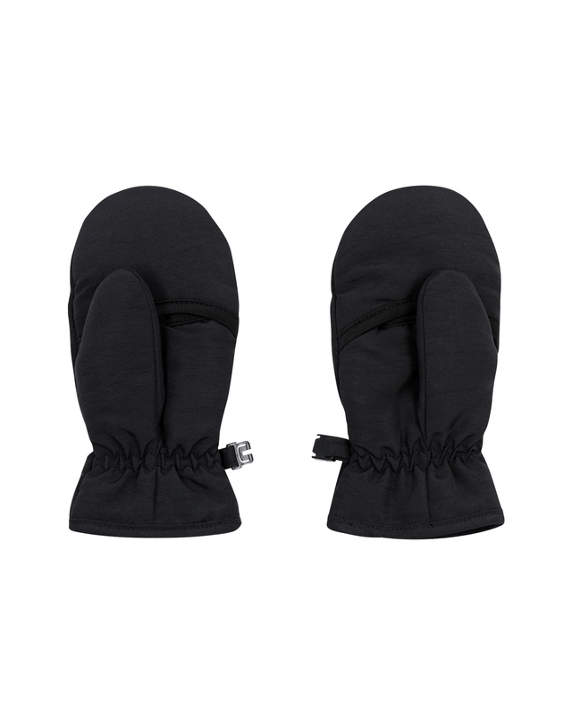 마리떼 키즈 마리떼 키즈 KIDS CLASSIC LOGO PADDING MITTEN black 착용컷
