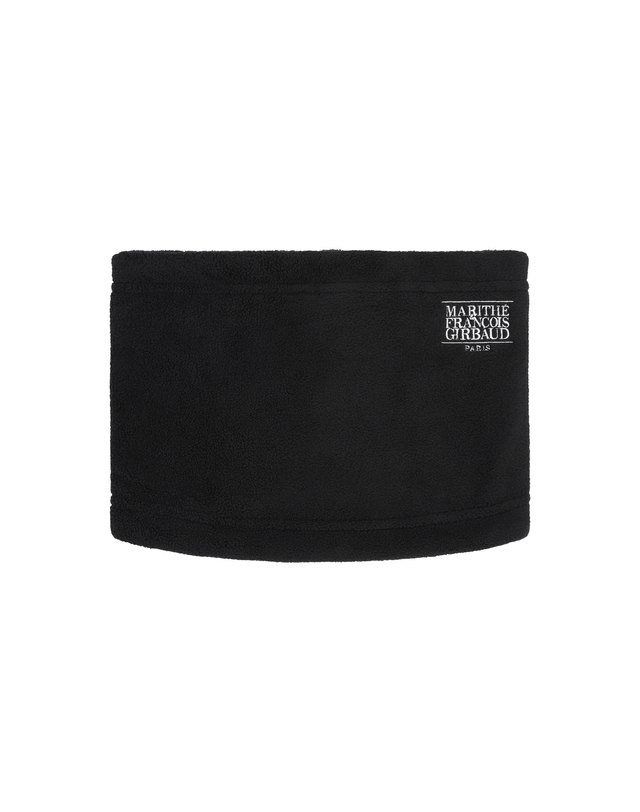 마리떼 키즈 마리떼 키즈 KIDS CLASSIC LOGO NECK WARMER black 착용컷