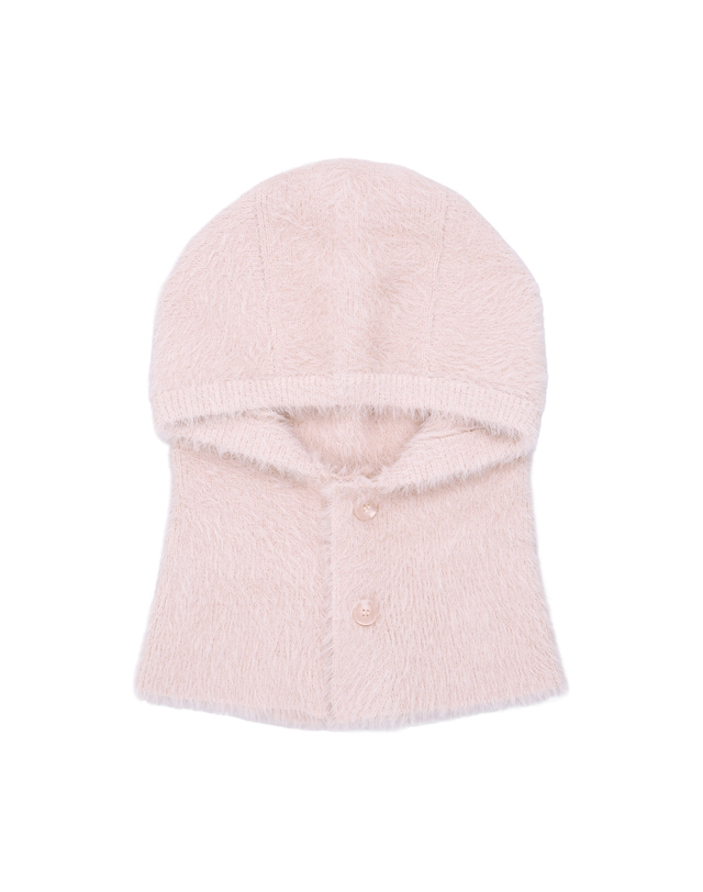 마리떼 키즈 마리떼 키즈 KIDS KNIT BALACLAVA pink 착용컷