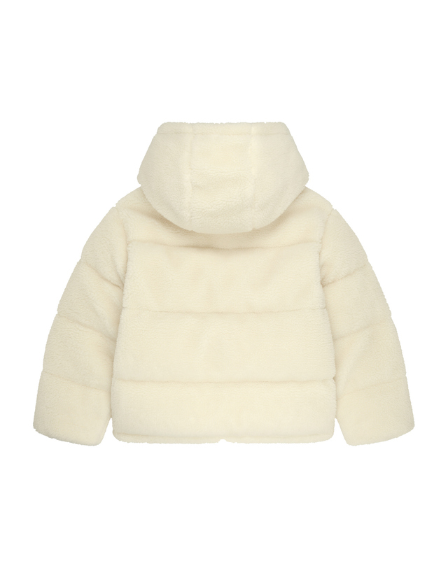 마리떼 키즈 마리떼 키즈 KIDS HOODED FLEECE DOWN JACKET ivory 착용컷