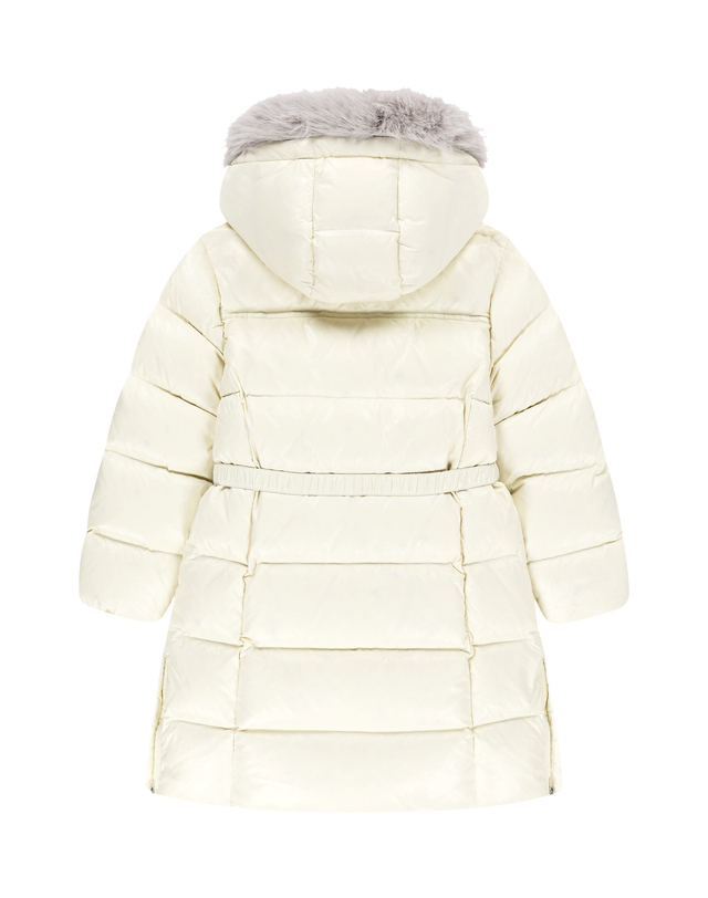 마리떼 키즈 마리떼 키즈 KIDS W LONG DOWN JACKET ivory 착용컷