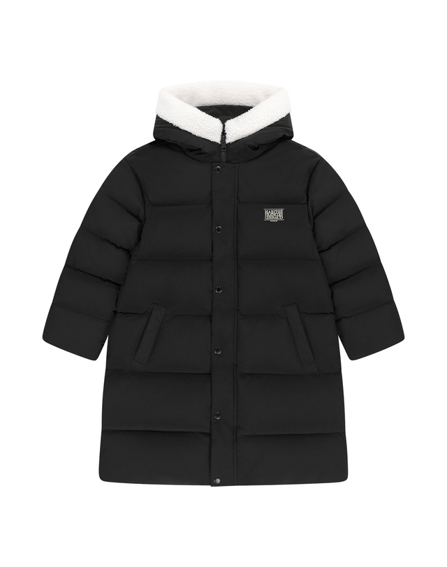 마리떼 키즈 마리떼 키즈 KIDS HOODED LONG DOWN JACKET black 착용컷