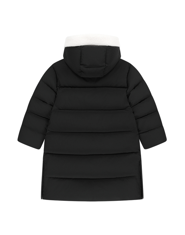 마리떼 키즈 마리떼 키즈 KIDS HOODED LONG DOWN JACKET black 착용컷